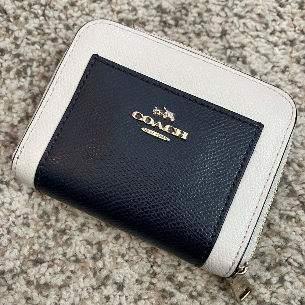 Coach Two-Tone Leather Wallet